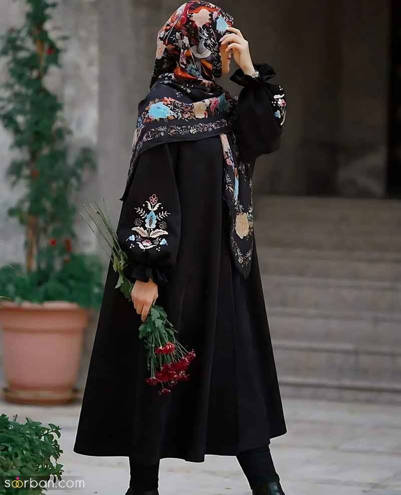 مانتو بلند ۱۴۰۴ | مدل مانتوی بلند با طراحی‌های مدرن و جذاب و بسیار شیک