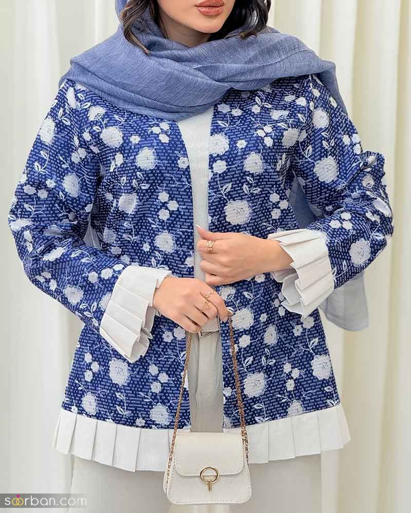 مانتو دخترانه ۱۴۰۴ | زیباترین مدل‌های مانتو کوتاه بلند دخترانه سال از مزون‌های ایرانی