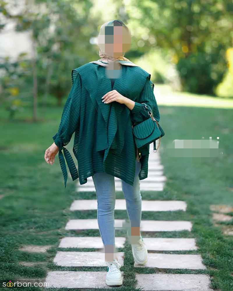 مانتو دخترانه ۱۴۰۴ | زیباترین مدل‌های مانتو کوتاه بلند دخترانه سال از مزون‌های ایرانی