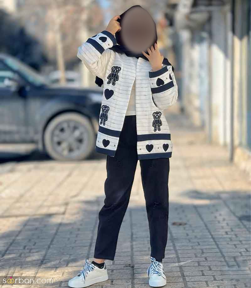 مانتو دخترانه ۱۴۰۴ | زیباترین مدل‌های مانتو کوتاه بلند دخترانه سال از مزون‌های ایرانی