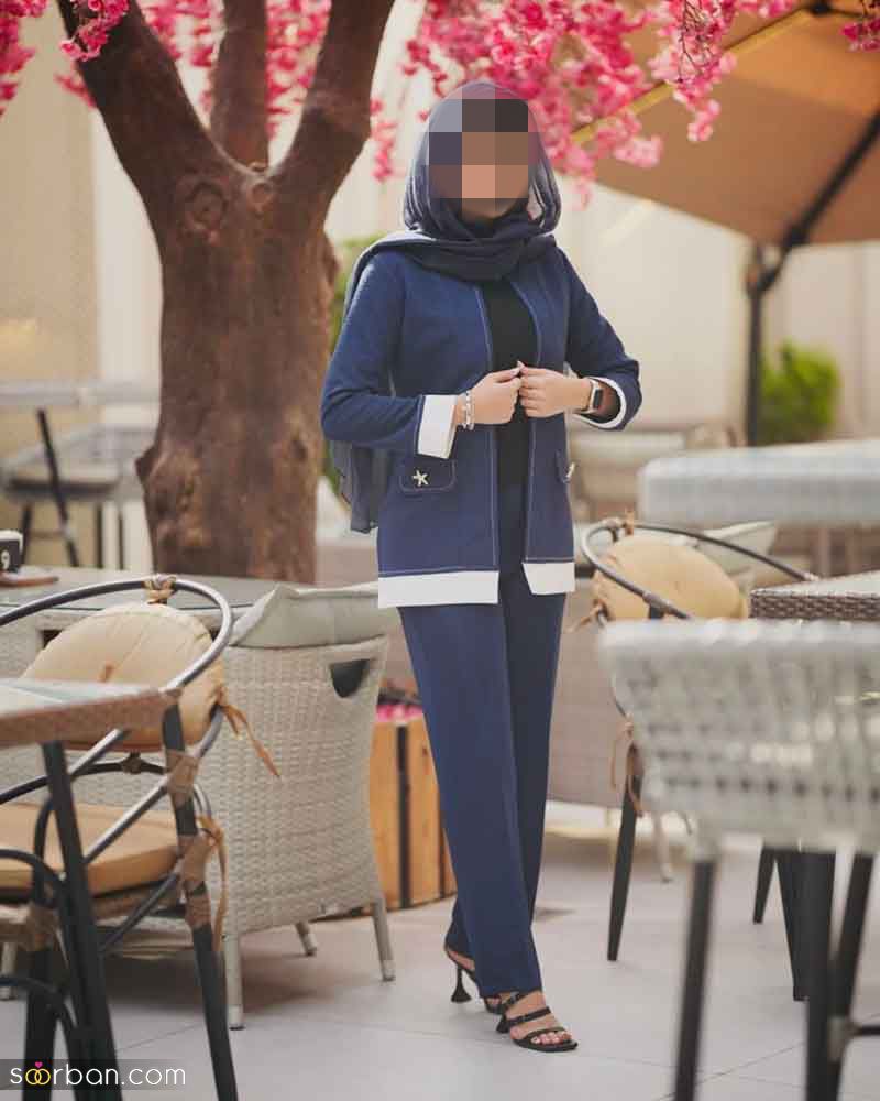 مانتو شلوار ۱۴۰۴ | ست ترند زنانه‌ای زیبا و جذاب که مناسب خانم‌های خوش‌سلیقه و زیباپسند