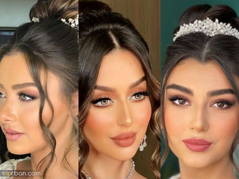 مدل مو عروس فرق وسط | 20 شینیون موی عروس فرق وسط برای همه مدل فرم صورت گرد و کشیده