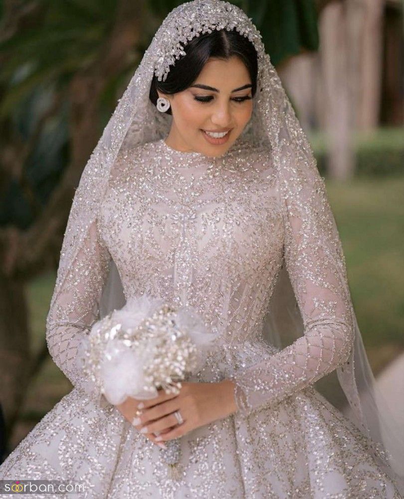 مدل مو عروس با تور عربی ۲۰۲۵ | 20 مدل موی عروس با تور عربی که آخرت لاکچری بودن و جذابیته