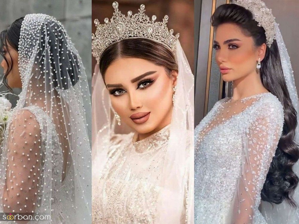مدل مو عروس با تور عربی ۲۰۲۵ | 20 مدل موی عروس با تور عربی که آخرت لاکچری بودن و جذابیته