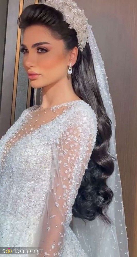 مدل مو عروس با تور عربی ۲۰۲۵ | 20 مدل موی عروس با تور عربی که آخرت لاکچری بودن و جذابیته
