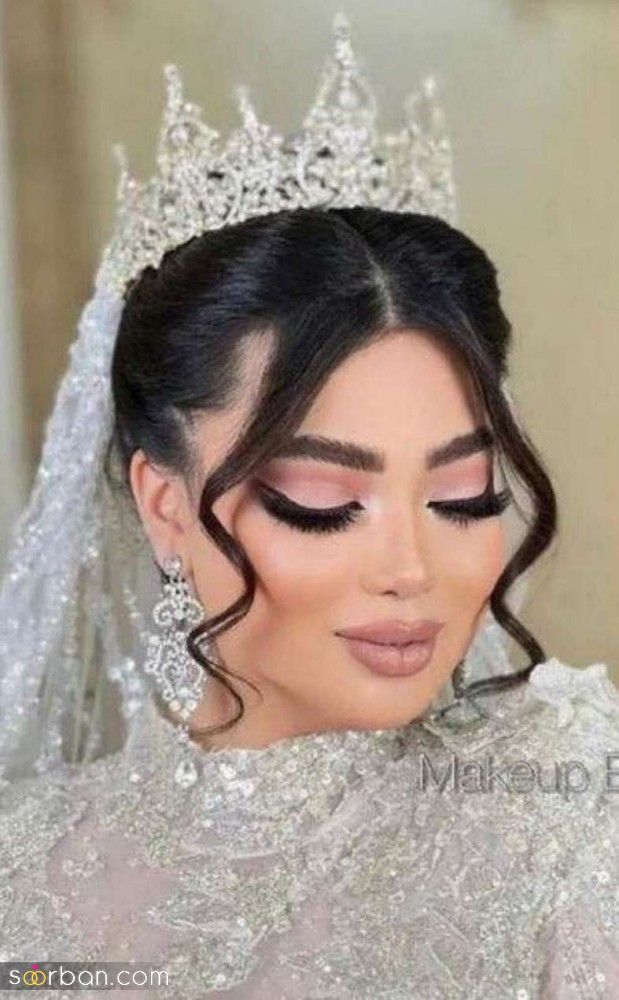 مدل مو عروس از جلو | 25 مدل موی عروس جلوی سر با نهایت جذابیت و زیبایی برای صورت کشیده و گرد