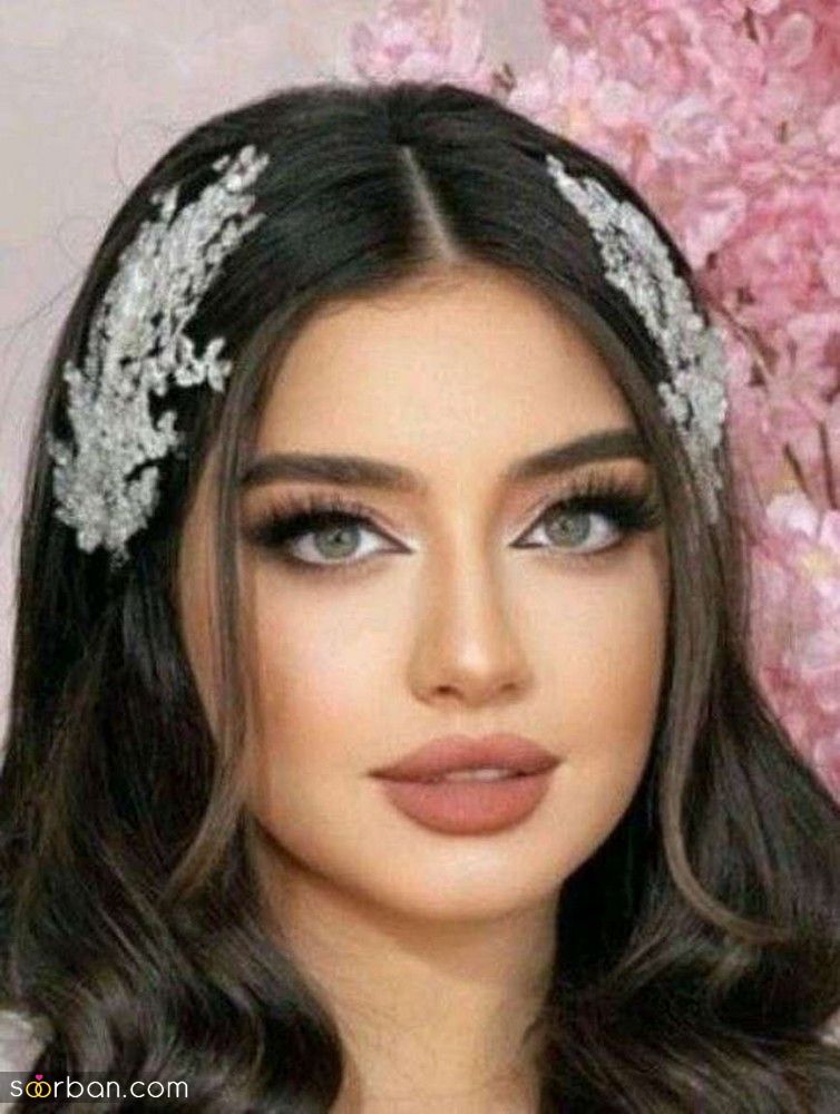 مدل مو عروس از جلو | 25 مدل موی عروس جلوی سر با نهایت جذابیت و زیبایی برای صورت کشیده و گرد