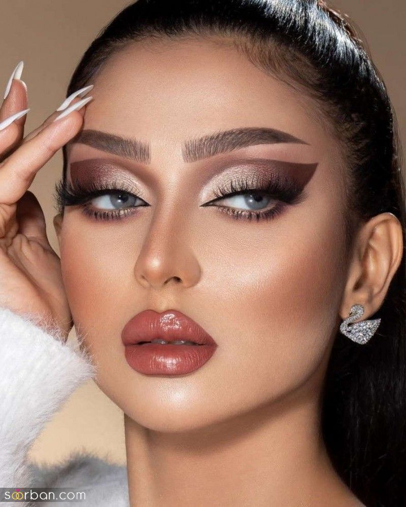 آرایش خطی ۱۴۰۴ | آرایش خطی چشم برای عروس و خانم هایی که میخوان توی عروسی تک باشن