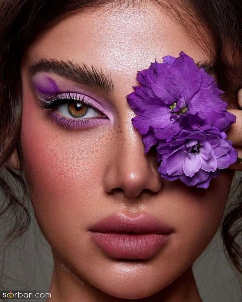 میکاپ فشن | رنگ و خلاقیت در میکاپ فشن 1404 برای عروس و دخترخانم هایی که دنبال آرایش خاص میگردن