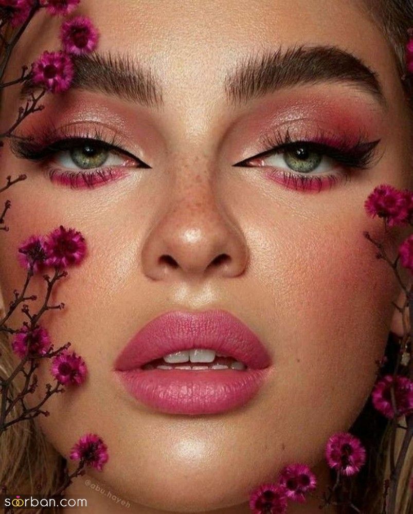 میکاپ فشن | رنگ و خلاقیت در میکاپ فشن 1404 برای عروس و دخترخانم هایی که دنبال آرایش خاص میگردن