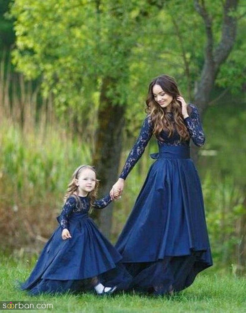 ست لباس مادر و دختر مجلسی | شیک ترین ست های مادر و دختر برای عروسی و تولد 1404 برای همه سنین