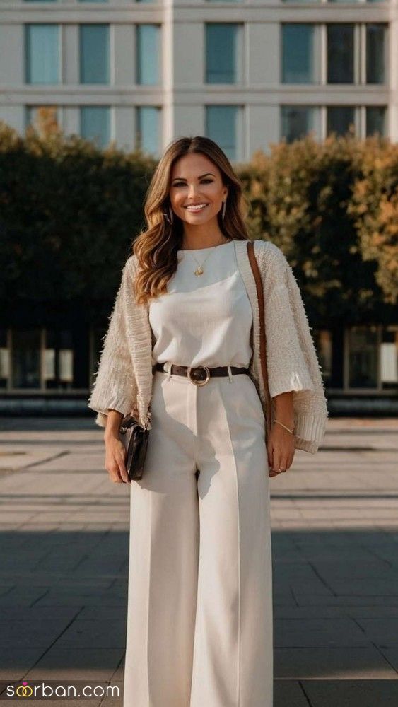 شومیز و شلوار مجلسی زنانه | 20 استایل بی نقص با جدیدترین شومیز و شلوارهای مجلسی زنانه 