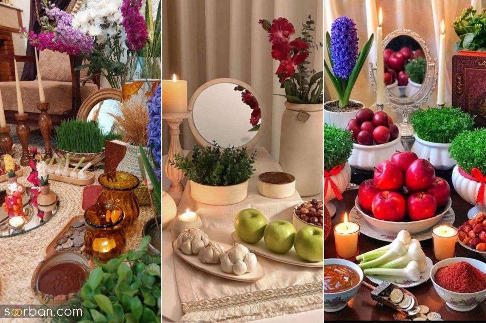 چیدن سفره هفت سین ۱۴۰۴ | ۳۰ ایده تزیین و چیدمان سفره هفت سین ۱۴۰۴ به سبک اینفلوئنسرها! (باورتون نمیشه چقدر محشر میشه!)