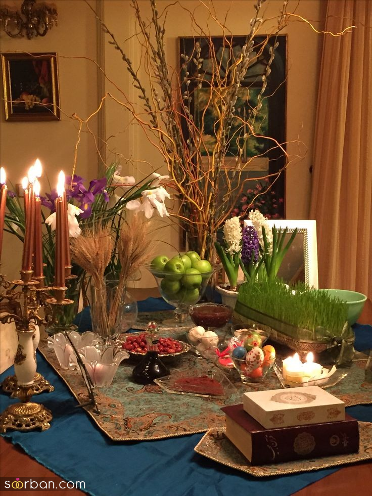 چیدن سفره هفت سین ۱۴۰۴ | ۳۰ ایده تزیین و چیدمان سفره هفت سین ۱۴۰۴ به سبک اینفلوئنسرها! (باورتون نمیشه چقدر محشر میشه!)
