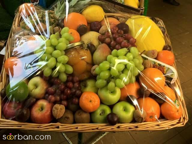 تزیین میوه عروس | ۳۰ ایده لوکس تزیین میوه برای عیدی عروس با کمترین هزینه و بیشترین زیبایی برای نوروز ۱۴۰۴ !