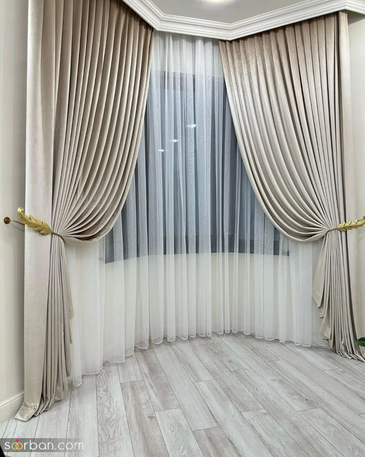 پرده مدرن ۲۰۲۵ | ترندترین و جذابترین مدل های پرده مدرن برای دکوراسیون شیک خانه‌ی شما!