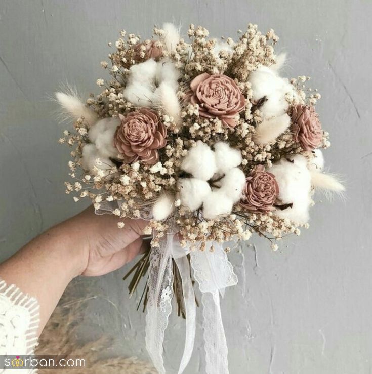 دسته گل روستیک عروس | جذاب ترین ایده دسته گل روستیک عروس برای مراسمی رویایی