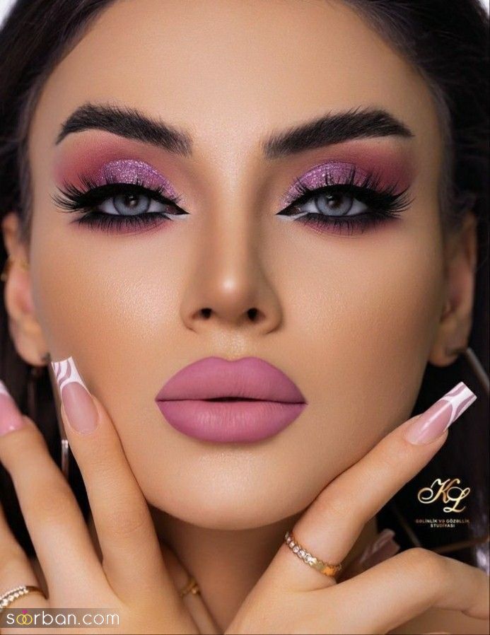 آرایش چشم صورتی | شیک ترین مدل آرایش چشم صورتی برای ظاهری خاص و فریبنده!