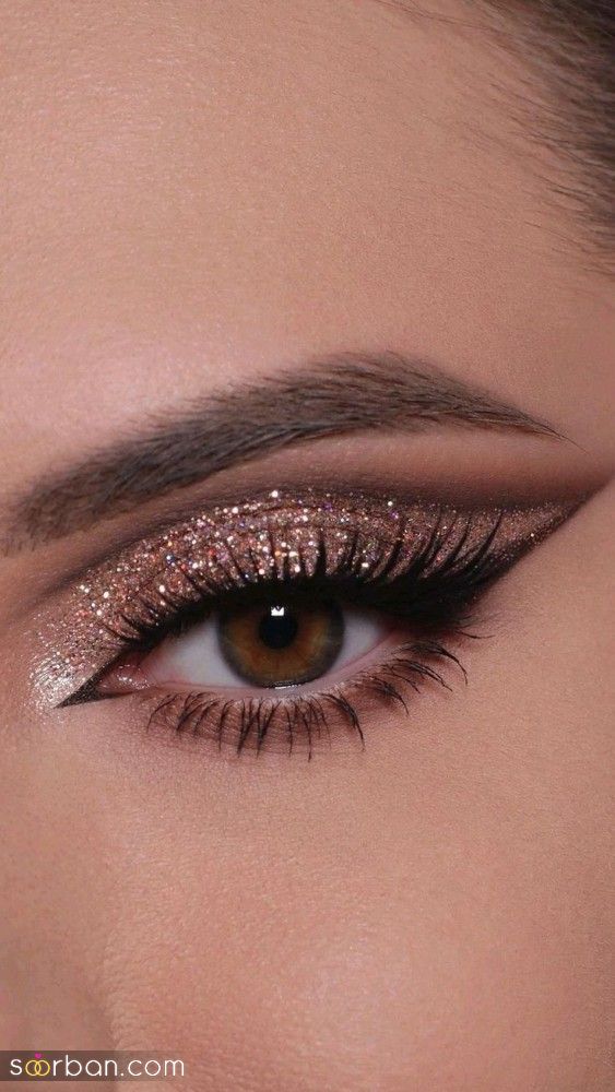 آرایش چشم قهوه ای | شیک ترین مدل آرایش چشم قهوه ای ملایم تا مجلسی