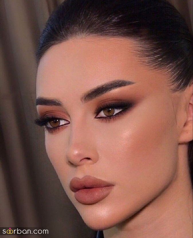 آرایش چشم قهوه ای | شیک ترین مدل آرایش چشم قهوه ای ملایم تا مجلسی