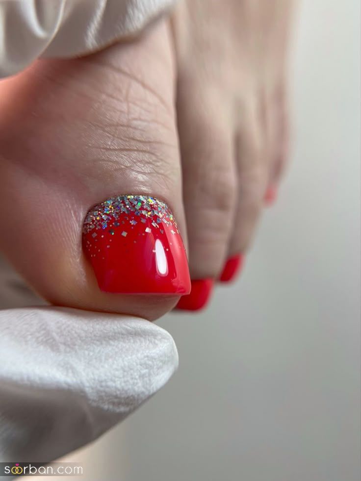 مدل ژلیش ناخن پا | جدیدترین مدل ژلیش ناخن پا با طرح های جذاب تابستانی