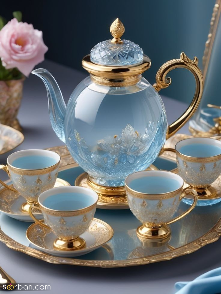 سرویس چای خوری جهیزیه / ۲۵ مدل برتر سرویس چای خوری لاکچری برای جهیزیه عروس ترند امسال [۱۴۰۴] مدلایی که هیچ جا ندیدی!