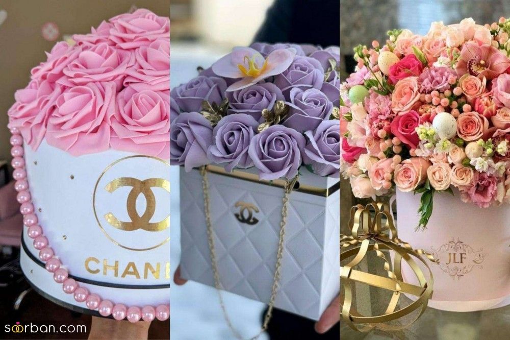 باکس گل لاکچری | ۳۰ طرح خیره‌کننده باکس گل لاکچری برای مناسبت های خاص و مهم (خواستگاری، ولنتاین، دیت عاشقانه، تولد، تولد نوزاد و...)