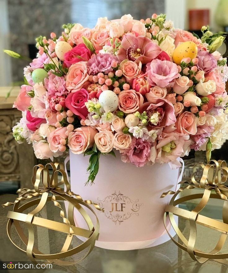 باکس گل لاکچری | ۳۰ طرح خیره‌کننده باکس گل لاکچری برای مناسبت های خاص و مهم (خواستگاری، ولنتاین، دیت عاشقانه، تولد، تولد نوزاد و...)