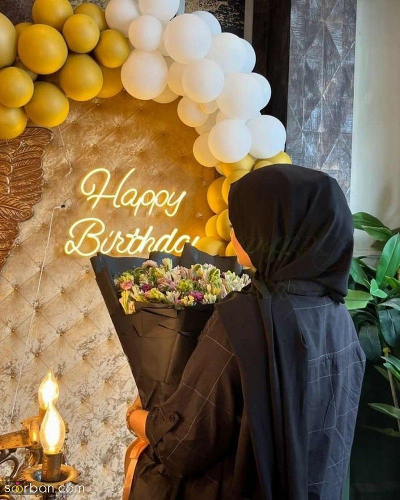 عکس تولد بدون چهره دختر | ایده برای ژست عکس تولد بدون چهره دختر و عکس فیک تولد 1404
