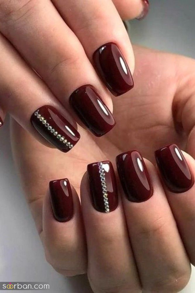 کاشت ناخن جیگری | کاشت ناخن جیگری با 25 طرح بی نظیر و بسیار شیک برای دست های سفید و گندمی