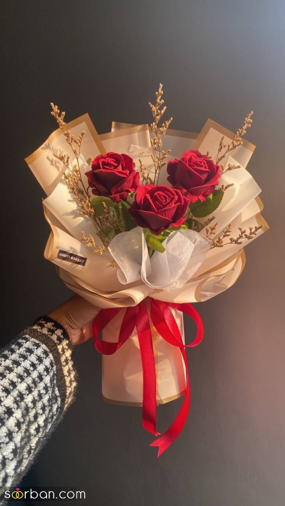 دسته گل کادویی | با این ۳۰ مدل دسته گل کادویی هر کسی را شگفت‌زده کنید! (برای تمام مناسبتها از تولد و ولنتاین تا سالگرد ازدواج و فارغ التحصیلی)