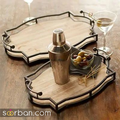سینی پذیرایی لاکچری ؛ ۳۰ مدل خیره‌کننده سینی پذیرایی لاکچری برای جهیزیه و هدیه دادن!【مدلایی که حس لوکس بودن بهت میده】