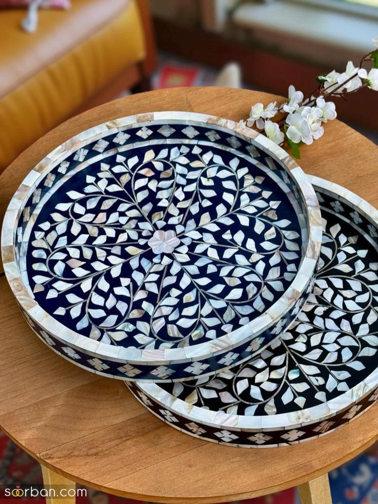 سینی پذیرایی لاکچری ؛ ۳۰ مدل خیره‌کننده سینی پذیرایی لاکچری برای جهیزیه و هدیه دادن!【مدلایی که حس لوکس بودن بهت میده】