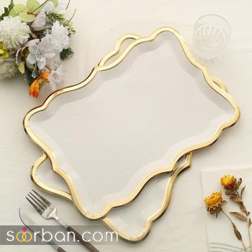 سینی پذیرایی لاکچری ؛ ۳۰ مدل خیره‌کننده سینی پذیرایی لاکچری برای جهیزیه و هدیه دادن!【مدلایی که حس لوکس بودن بهت میده】