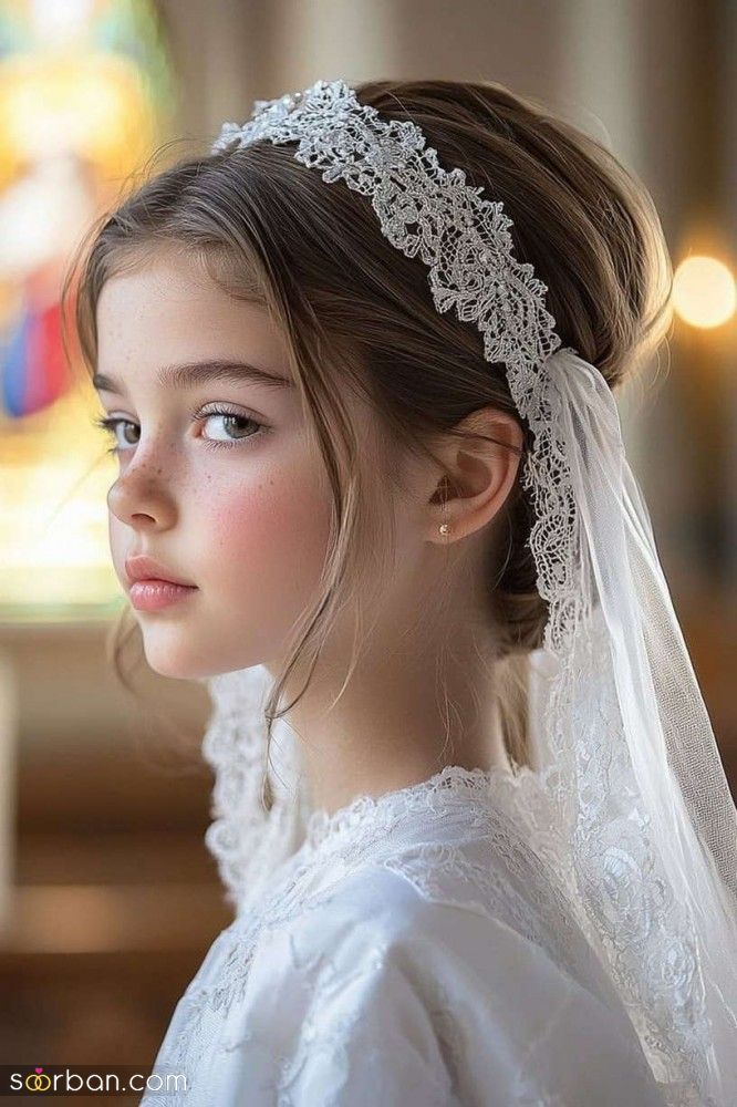 شینیون دختر بچه برای عروسی | 20 شینیون مدل مو دختر بچه ها برای عروسی در خانه و آرایشگاه
