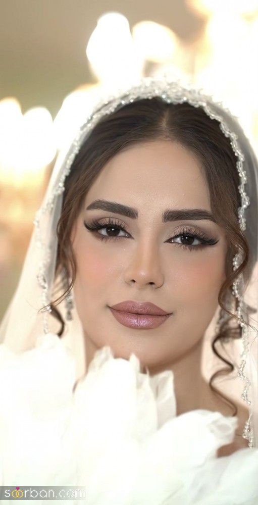 ترند میکاپ عروس ۲۰۲۵ | ترندهای میکاپ عروس ۲۰۲۵ ابرو های پهن و طبیعی تا سایه چشم نچرال 