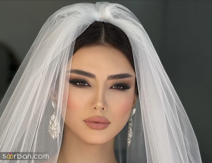 ترند میکاپ عروس ۲۰۲۵ | ترندهای میکاپ عروس ۲۰۲۵ ابرو های پهن و طبیعی تا سایه چشم نچرال 