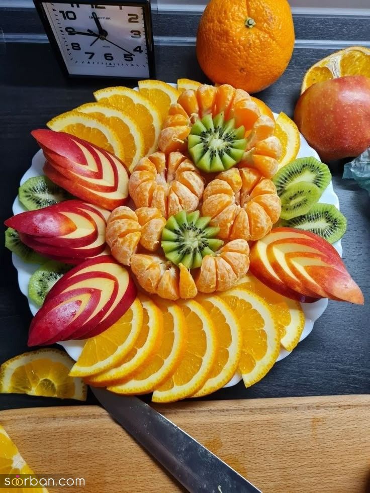 تزیین میوه برای تولد | با این ۳۰ ایده لاکچری تزیین میوه برای تولد همه انگشت به دهان می‌مانند!