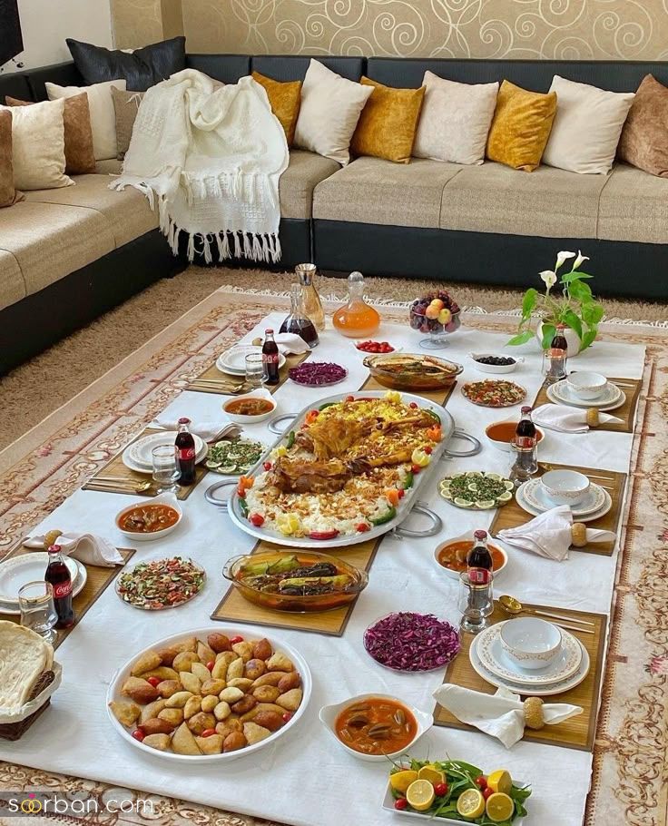چیدمان سفره | ایده های ساده و خلاقانه چیدمان سفره برای برگزاری یک مهمانی منحصربه فرد