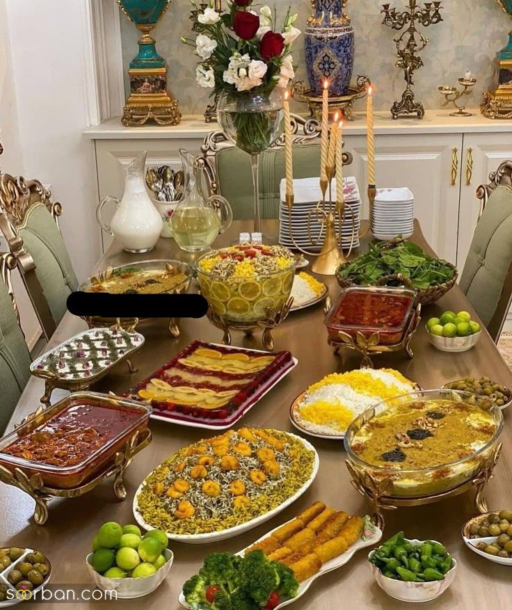 چیدمان سفره | ایده های ساده و خلاقانه چیدمان سفره برای برگزاری یک مهمانی منحصربه فرد
