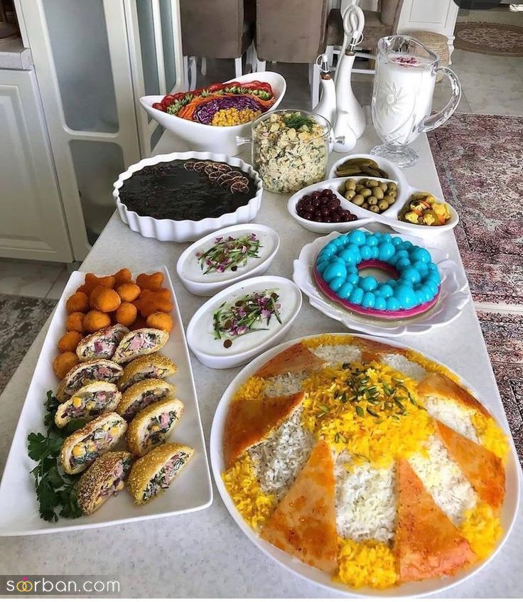چیدمان سفره | ایده های ساده و خلاقانه چیدمان سفره برای برگزاری یک مهمانی منحصربه فرد