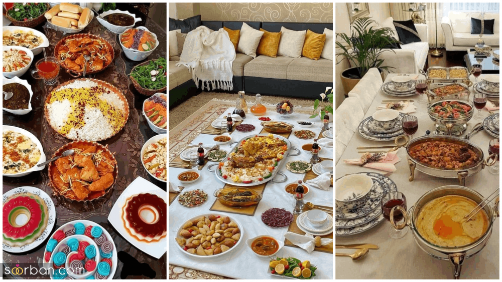 چیدمان سفره | ایده های ساده و خلاقانه چیدمان سفره برای برگزاری یک مهمانی منحصربه فرد