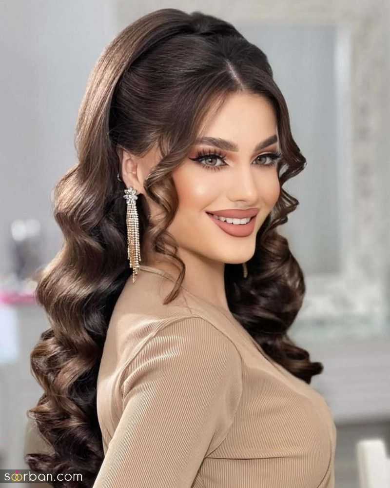 مدل موی دخترانه مجلسی باز جدید | مدل موی دخترانه مجلسی باز جدید 1404 برای عروسی و همه فرم های صورت