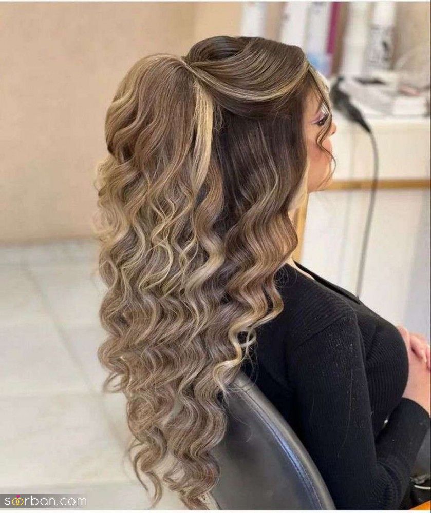 مدل موی دخترانه مجلسی باز جدید | مدل موی دخترانه مجلسی باز جدید 1404 برای عروسی و همه فرم های صورت