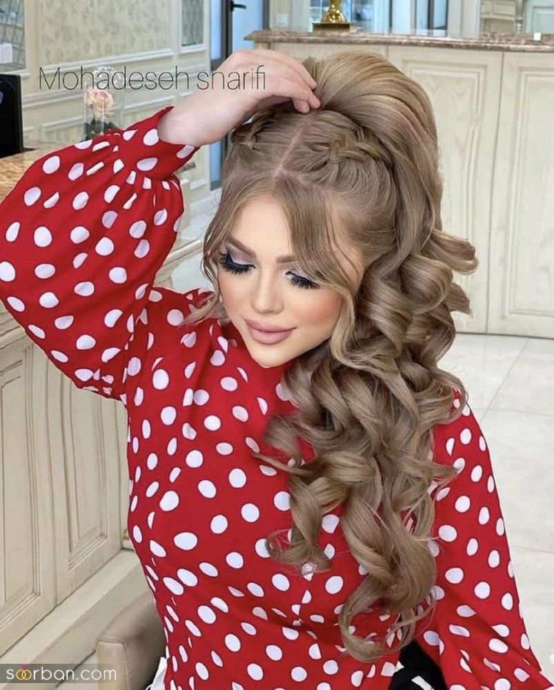 مدل موی دخترانه مجلسی باز جدید | مدل موی دخترانه مجلسی باز جدید 1404 برای عروسی و همه فرم های صورت