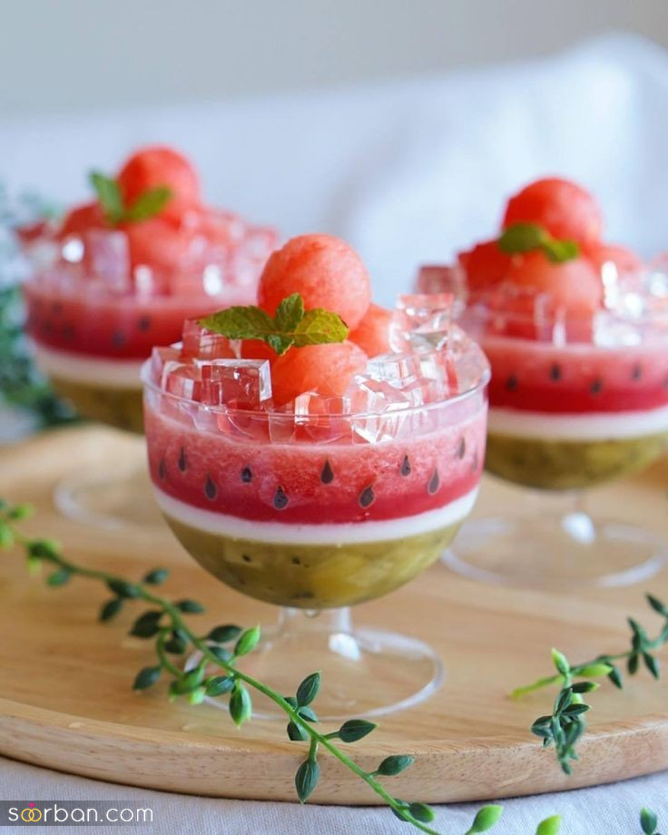 مدل ژله | ۳۰ ایده تزیین ژله شیک و مجلسی برای تمام مناسبت‌ها از تولد تا شب یلدا و دورهمی های خاص!