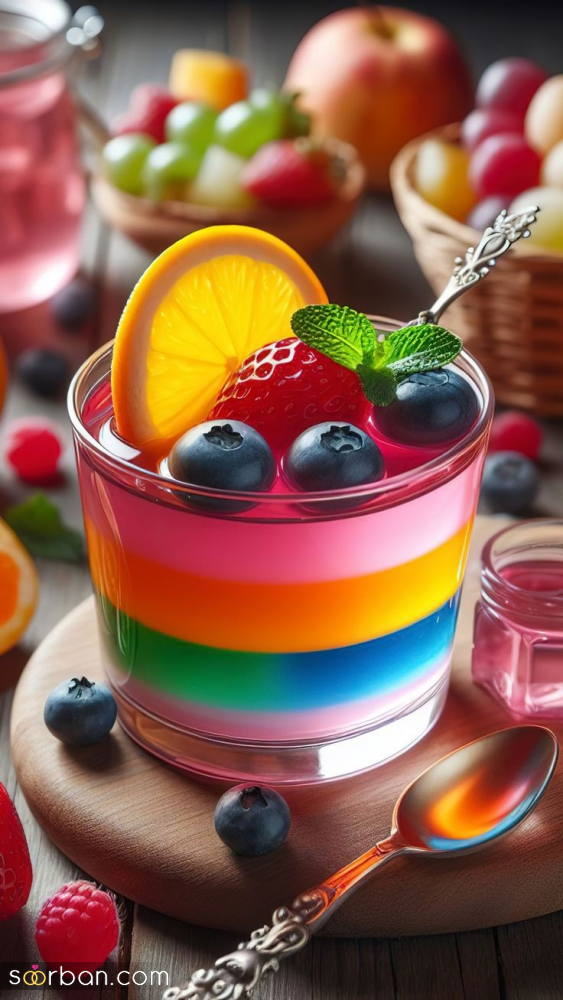 مدل ژله | ۳۰ ایده تزیین ژله شیک و مجلسی برای تمام مناسبت‌ها از تولد تا شب یلدا و دورهمی های خاص!