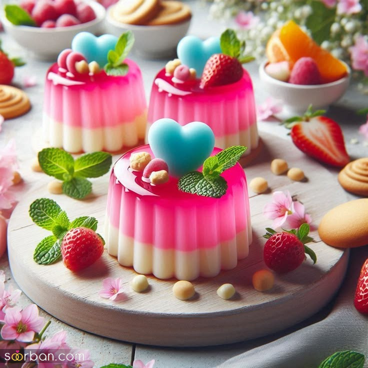 مدل ژله | ۳۰ ایده تزیین ژله شیک و مجلسی برای تمام مناسبت‌ها از تولد تا شب یلدا و دورهمی های خاص!