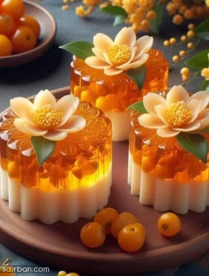 مدل ژله | ۳۰ ایده تزیین ژله شیک و مجلسی برای تمام مناسبت‌ها از تولد تا شب یلدا و دورهمی های خاص!