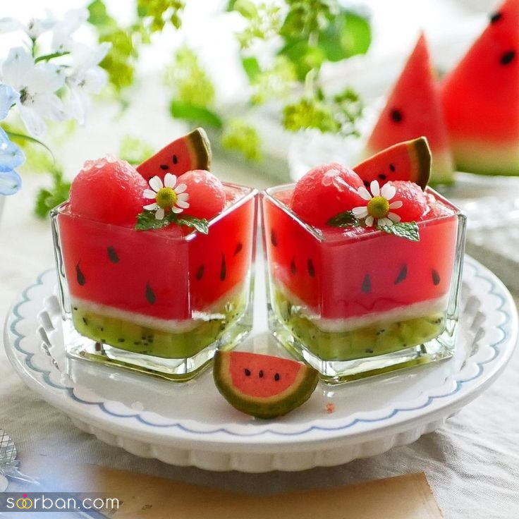 مدل ژله | ۳۰ ایده تزیین ژله شیک و مجلسی برای تمام مناسبت‌ها از تولد تا شب یلدا و دورهمی های خاص!